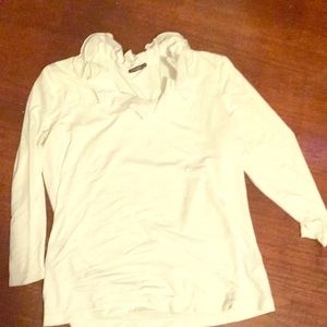 Ruffle neck shirt